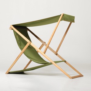 Mong muốn cổ điển-phong cách gấp gỗ bãi biển Chaise longue gỗ bãi biển boong ghế với Sun Shade - Product Image 1