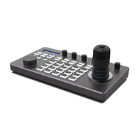 Controlador de teclado PTZ de red con joystick 4D y configuración web, para sistema de videoconferencia PoE