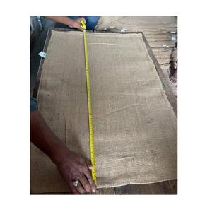 Fabricants Sac cadeau en toile de jute naturelle réutilisable imprimé avec logo personnalisé Sac de jute en lin avec cordon de serrage - Product Image 5