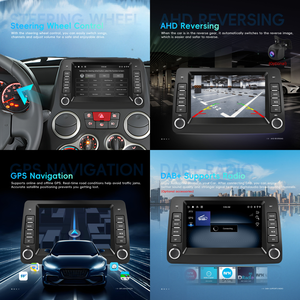Radio de Coche Android de Doble DIN y 7 Pulgadas Podofo para <span class=keywords><strong>Fiat</strong></span> Panda 2002-2012, Carplay Inalámbrico, Android Auto, GPS, 4+64G, Servicios OEM - Product Image 3