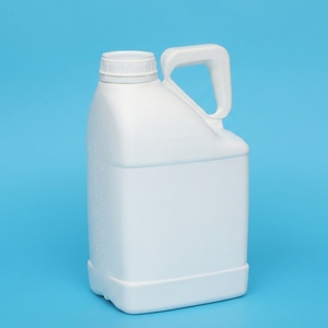 Bidon carré en plastique HDPE de qualité <span class=keywords><strong>alimentaire</strong></span> 1L-<span class=keywords><strong>10L</strong></span> avec bouchon à vis anti-fuite pour huile comestible, sauce, jus - Fabricant - Product Image 1