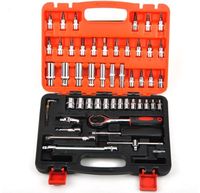 Vente en usine 53 pièces ensemble d'outils de réparation multifonctionnel jeu de clés à douille ensembles d'outils de mécanicien