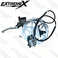 Kit d'étriers de frein hydrauliques renforcés CNC pour moto tout-terrain Sur-Ron Light Bee X Ultra Bee, pièces de mise à niveau de freinage anti-décoloration pour tout-terrain