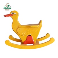 Jouet à bascule en bois pour enfant, forme d'animal, à utiliser à l'intérieur et à l'extérieur, cheval à bascule en bois