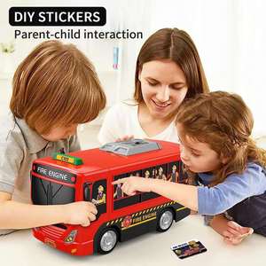Jouet de simulation de conduite pour tout-petits : camion de pompiers avec volant, sons et lumières - Product Image 5
