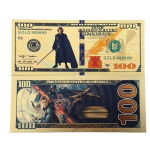 Nouvelle Banque de billets 2026 Anime STARWARS2 en or plaqué 24 carats pour cadeaux - Product Image 3