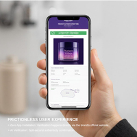 Autocollant de sécurité anti-contrefaçon de haute qualité, étiquette de sécurité numérique cryptée pour la vérification du site Web officiel de la marque