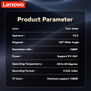 대시캠 ADAS DMS 자동차 디지털 비디오 레코더 풀 HD 1080P 4 렌즈 1년 보증 숨겨진 GPS 대시 카메라 차량용 트럭용 - Product Image 6