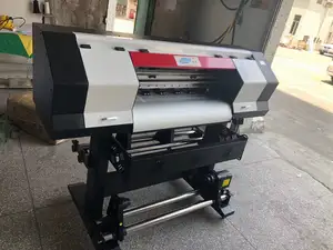 Impresora solvente ecológica de vinilo para impresión, impresión Digital de 65cm, Impresión de estampación de pancarta pequeña con cabezal de impresión XP600