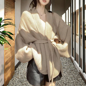 <span class=keywords><strong>Cardigan</strong></span> Casual <span class=keywords><strong>con</strong></span> Scollo a V per Taglie Forti, Abbigliamento Donna all'Ingrosso, Maglioni e Capi d'Abbigliamento Personalizzati da Produttori - Product Image 3