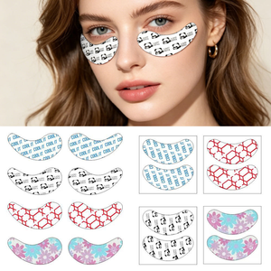 Masques hydrogel jetables personnalisés pour les <span class=keywords><strong>yeux</strong></span> à la caféine, à l'acide hyaluronique, au PDRN et au collagène, avec logo sur mesure, pour lutter contre les rides - Product Image 2