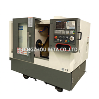 Torno CNC de Metal con Guía Lineal Hidráulica Horizontal Automática y Servomotor