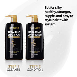 Shampoo réparateur GreenLem, concentré extra-fort, gel aux acides aminés, combat les 5 signes de cheveux abîmés, formule anti-frisottis et lissante - Product Image 6
