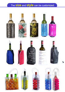 Manchon isotherme personnalisé pour <span class=keywords><strong>bouteille</strong></span> de vin avec logo – Garde le vin au frais longtemps – Idéal pour les bouteilles de <span class=keywords><strong>Prosecco</strong></span>, de champagne et de bière - Product Image 6