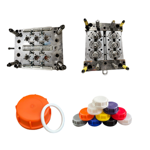 Moule d'injection plastique haute vitesse pour bouchon à clapet de 28 mm et 32 mm, moule à bouchon multi-cavités pour bouteille d'huile alimentaire - Product Image 1