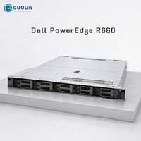 Б/у сервер для ЦОД Dell EMC PowerEdge R660 1U с возможностью расширения ОЗУ и опциями SSD-накопителей, процессор Xeon