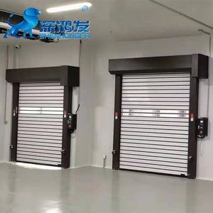 Puerta de Entrada Moderna Personalizada de Aleación de Aluminio, Puerta Enrollable de Alta Velocidad - Product Image 1