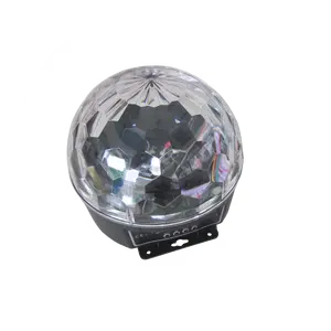 Bola mágica de cristal con 6 anillos, 6x3W, para bares, discotecas y espectáculos musicales
