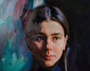 Portrait Painting From Photo, <strong>Wall</strong> Art Commission Paintings on Canvas, Personalized Holiday Gift Ideas for Wife - Product Image 5