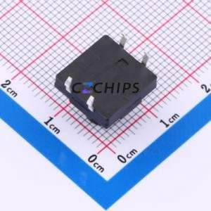 TS018-CBY1EH10.0 Tactile Switch Through hole-4P,12x12mm Switch Single Pole Single Throw Round Button 1.8N Through Hole - Product Image 2