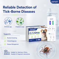 Consommables vétérinaires, kit de test rapide 2 en 1 pour l'Ehrlichia et l'Anaplasmosis canine, détection d'anticorps EHR ANA, clinique vétérinaire pour chiens