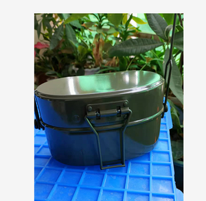 Boîte à lunch portable légère en aluminium de style allemand et japonais pour le camping et la chasse - Product Image 4