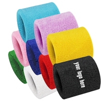 उच्च-गुणवत्ता खेल wristbands प्रशंसकों खेल उपहार पसीना-शोषक तौलिया wristbands बैडमिंटन बास्केटबॉल कढ़ाई wristbands