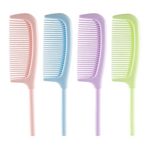 Fabricante, venta al por mayor, peine para peinar el cabello, hebilla interior de plástico, peine de rodillo de barril para peinar, dientes dobles individuales para rizar - Product Image 1