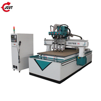 Machines industrielles 2050 2133 2530 machine de routeur cnc atc robuste avec lame de scie