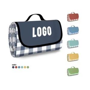 Wholesale Green Leaf Picnic Blankets Outdoor Extra <b>Large</b> Foldable Portable Sand Proof Waterproof Picnic Beach <b>Mat</b> Blanket - Product Image 2