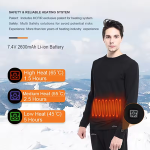 Batteria riscaldata banca di alimentazione elettronica auto-riscaldamento biancheria intima termica inverno camicia interna <span class=keywords><strong>e</strong></span> <span class=keywords><strong>pantaloni</strong></span> - Product Image 5
