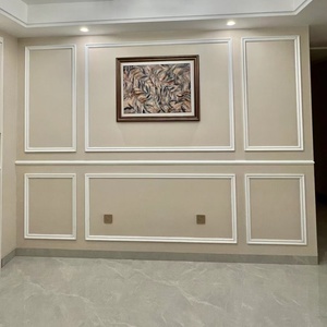 Pre-Cắt 30 cái/bộ Tường Đúc Trim Peel Stick Tự Dính Đường Sắt DIY Trang Trí Nội Thất Tấm Trang Trí PS Tường Khung Khuôn Kit - Product Image 3