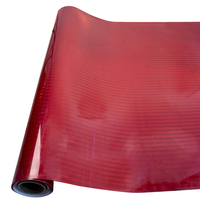 Feuille réfléchissante microprismatique autocollante haute visibilité (PMMA) pour signalisation routière - Options multicolores