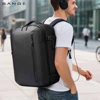 Nueva Mochila de Compresión al Vacío BANGE, Gran Capacidad, Impermeable, para Viajes de Negocios, de Poliéster Oxford, Unisex, para Computadora