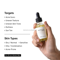 LS153 OEM/ODM AHA Fruitzuur Serum 30ml, Exfolieert & Verheldert de Huid, Olie Controle, Anti-rimpel, voor Private Label