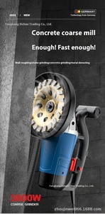 เครื่องไสผนังไฟฟ้าคุณภาพสูง สำหรับงานขัด<span class=keywords><strong>หยาบ</strong></span> ฉาบปูน คอนกรีต ซีเมนต์ สำหรับขัดผิวผนังและขัด<span class=keywords><strong>พื้น</strong></span> - Product Image 5