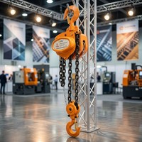 Palans à chaîne triangulaires de type VD, capacité de levage de 10 tonnes, hauteur de levage de 12 m, palan à chaîne manuel en acier allié, utilisé pour le levage de matériaux domestiques