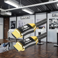Ultrahochgeschwindigkeits-8K/60Hz/120Hz 4K/240Hz/48GBPS Werkseitig 1m 2m 5m Nylon geflochten für HDMI 8K-Kabel für Projektor kamera