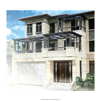 Ventanas Abatibles de Aluminio Premium con Doble Acristalamiento, Aislamiento Térmico, Resistentes a Huracanes, Certificación AS2047, Residenciales