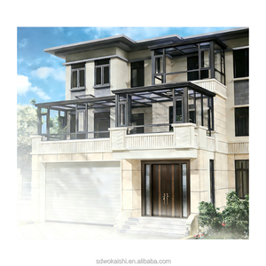 Système <span class=keywords><strong>de</strong></span> fenêtres murales en aluminium avec verre du sol au <span class=keywords><strong>plafond</strong></span>, conception personnalisée en usine - Product Image 3