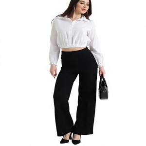 Splendid <b>Women's</b> Autumn Solid Boardwalk Jogging <b>Trousers</b> Eco-Friendly <b>Plus</b> <b>Size</b> High Quality Wholesale 2 in 1 Drawstring - Product Image 1