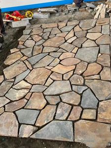 Pierre naturelle craquelée, pierre de Culture, ardoise pour l'extérieur, <span class=keywords><strong>granit</strong></span> craquelé, pavés de pierres volantes, 100% - Product Image 3