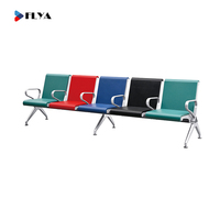 Chaise d'attente FLYA 1 à 5 places pour aéroport, hôpital, gare ferroviaire / Chaise de visiteur pour espaces publics