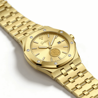 Jam Tangan Mekanik Pria Mewah Merek Guahua 2026 Terbaru, Bahan Stainless Steel, Dial Safir, Tahan Air 5BAR, Jam Formal