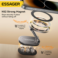 ESSAGER ES-ZJ44 Schreibtisch-Fitnessgerät 360° Drehbarer Faltbarer Desktop-Ring Magnetischer Handyhalter für Wand Videoaufnahme Tisch