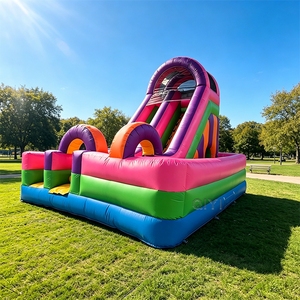 บ้านลมสีสันสดใสคุณภาพสูงพร้อมสไลเดอร์ - Product Image 1
