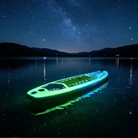 Planche de paddle gonflable écologique à LED de vision nocturne pour usage extérieur