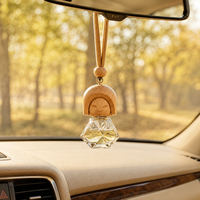 Diffuseur de parfum pour voiture à suspendre, flacon vide avec boîte pour diffuseur de parfum de voiture