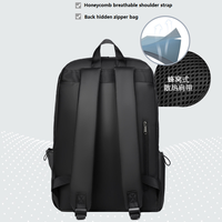Mochila para Computadora Oxford Impermeable y Antirrobo de Alta Calidad, Unisex, con Logotipo Personalizado, 15.6 Pulgadas, Estilo Ejecutivo Simple, Suministro de Fábrica