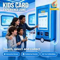 Distributeur automatique de cartes de jeu TCG sans personnel 24h/24 et 7j/7, écran tactile 32 pouces, code QR, SDK, surveillance à distance, options multiples